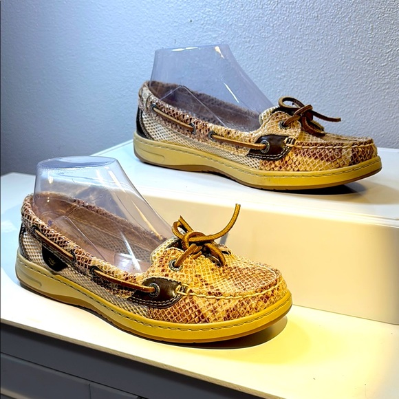 Sperry Shoes - Sperry Tan and Brown Boat Shoes